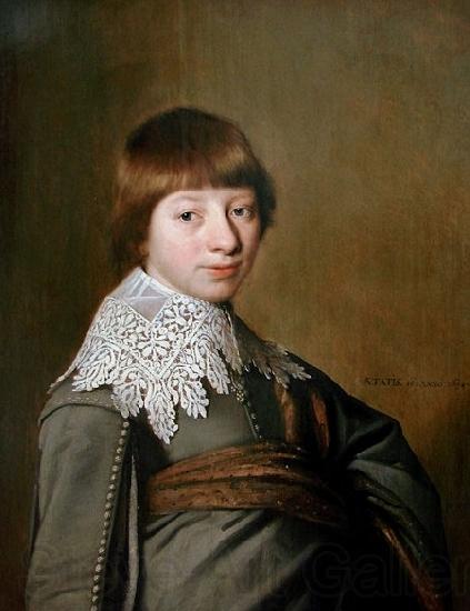 VERSPRONCK, Jan Cornelisz Portrait de jeune garcon Norge oil painting art